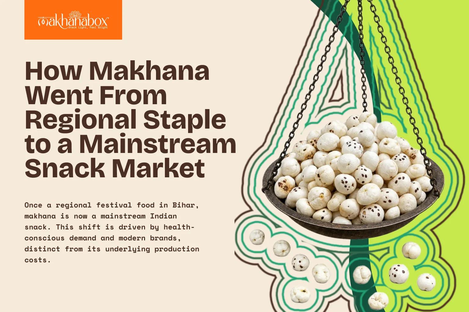 Makhana as prasad in Mithila — before it was a superfood