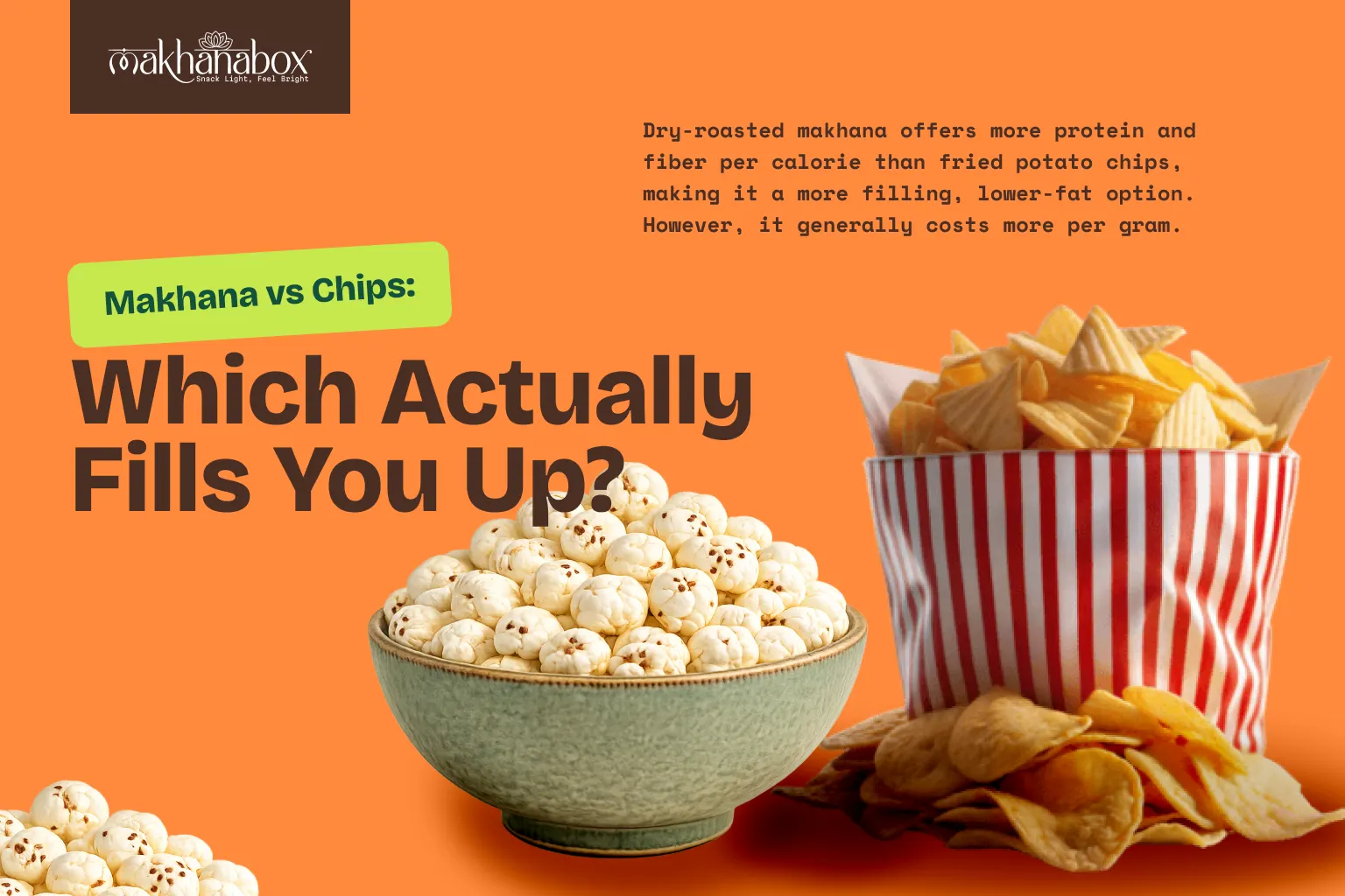 Makhana vs Chips: Which Actually Fills You Up?