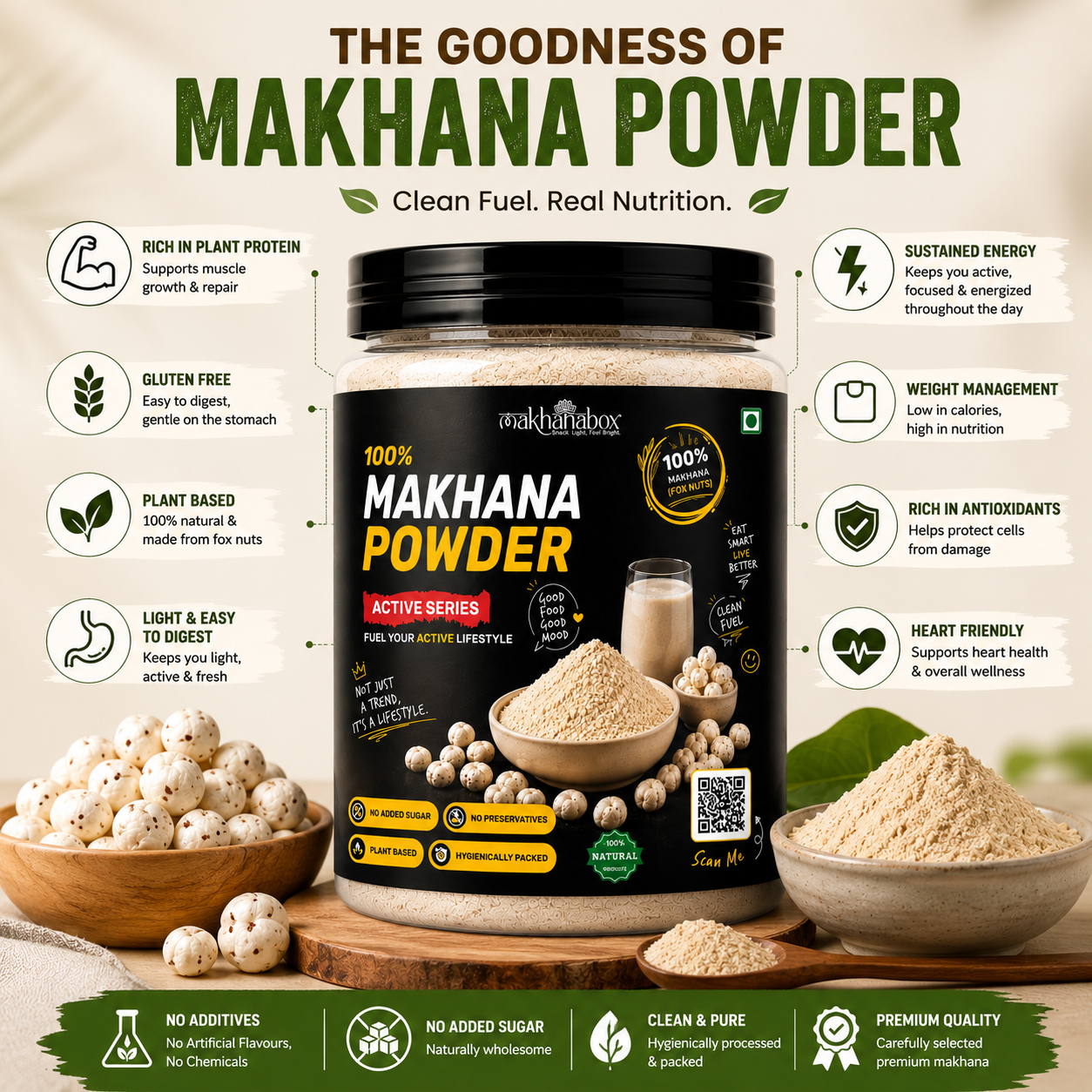 Makhana (Foxnut) Powder pouch — photo 1
